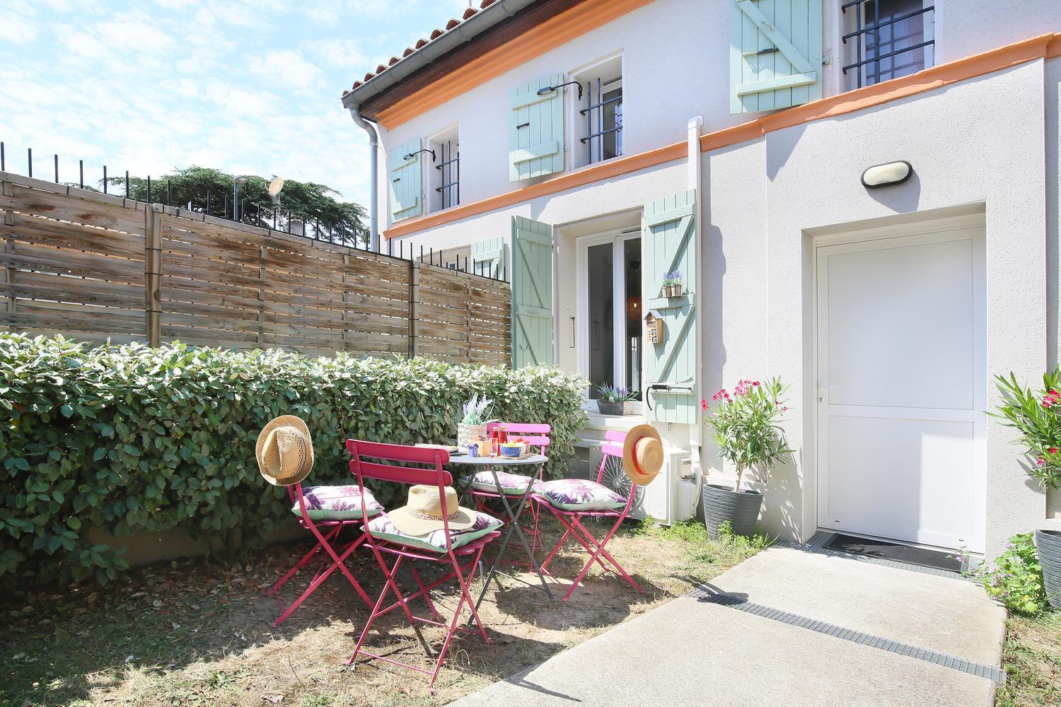 L'Ethnique 7P - Climatisation - Jardin - Parking - Salle De Sport Toulouse Luaran gambar